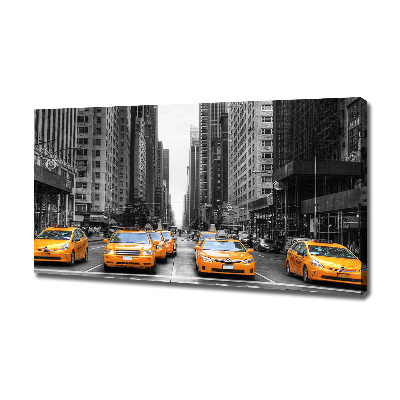 Quadro stampa su tela Taxi di New York