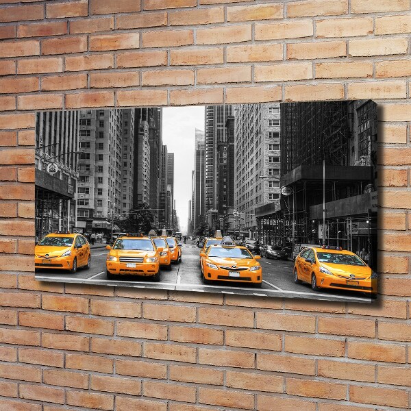 Quadro stampa su tela Taxi di New York