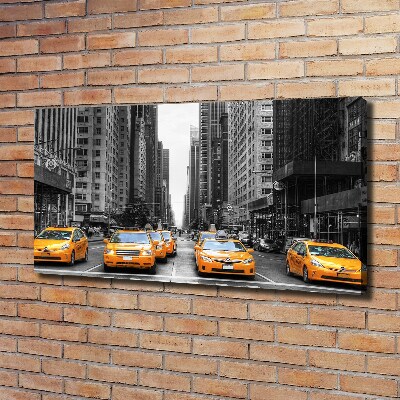 Quadro stampa su tela Taxi di New York