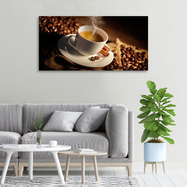 Quadro su tela Caffè in tazza