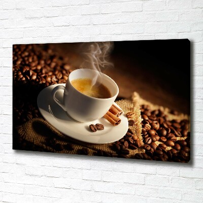 Quadro su tela Caffè in tazza
