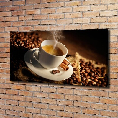 Quadro su tela Caffè in tazza