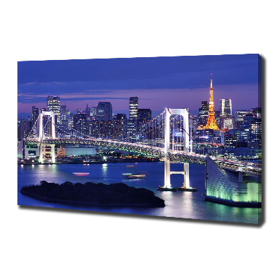 Foto quadro su tela Ponte di Tokyo