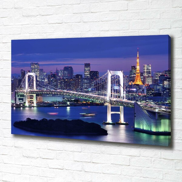Foto quadro su tela Ponte di Tokyo