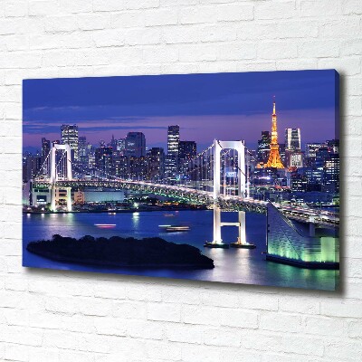 Foto quadro su tela Ponte di Tokyo