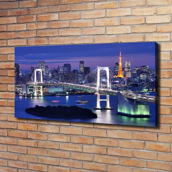 Foto quadro su tela Ponte di Tokyo