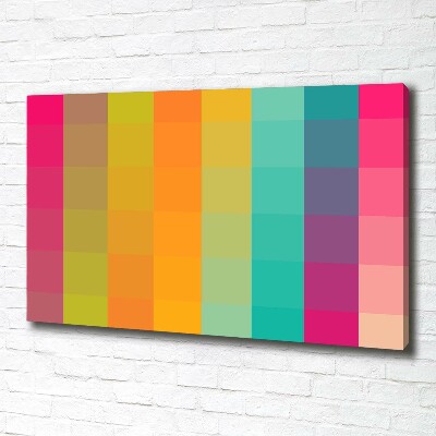 Foto quadro su tela Quadrati colorati
