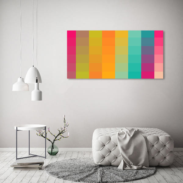 Foto quadro su tela Quadrati colorati