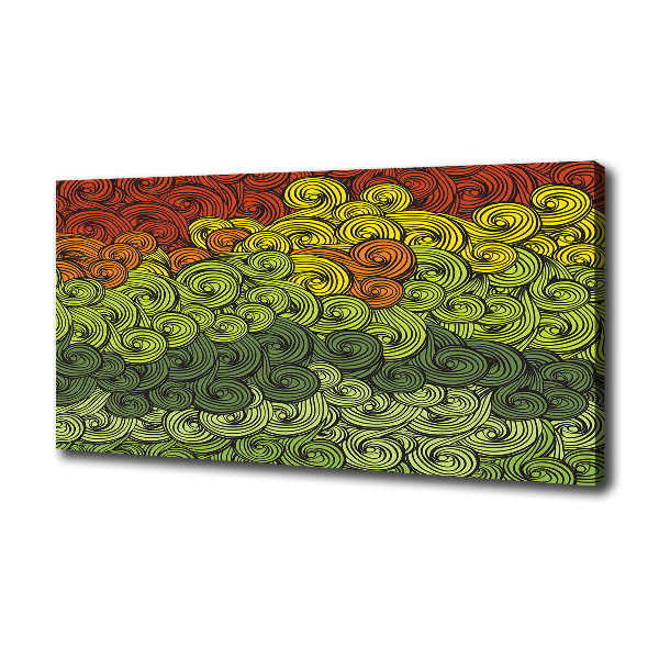 Quadro su tela Piogge colorate