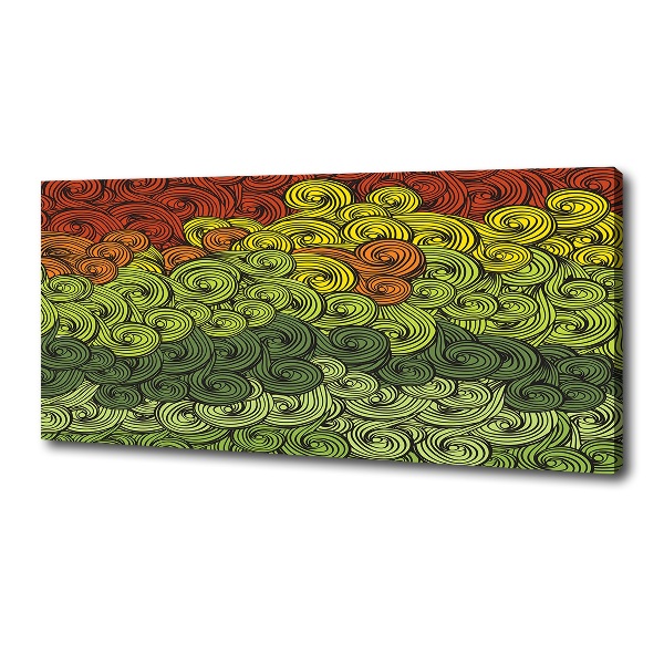 Quadro su tela Piogge colorate