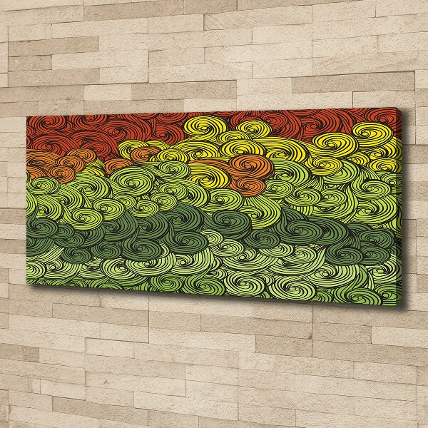 Quadro su tela Piogge colorate