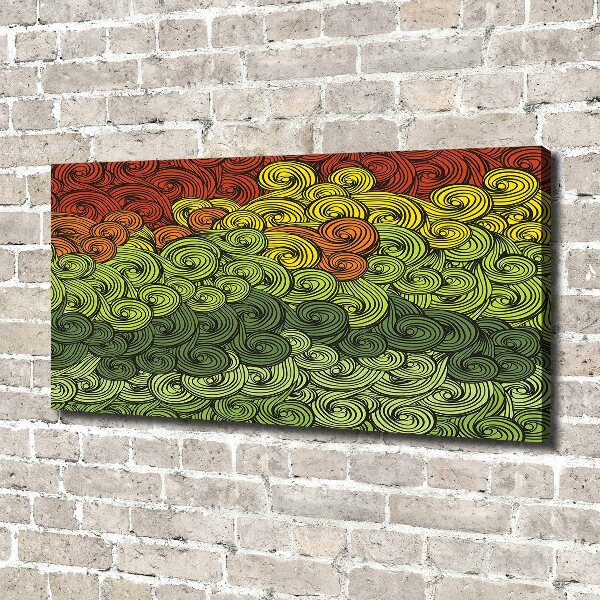 Quadro su tela Piogge colorate