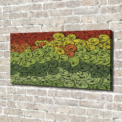 Quadro su tela Piogge colorate