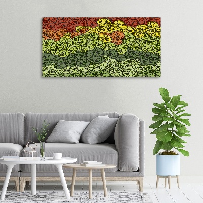 Quadro su tela Piogge colorate