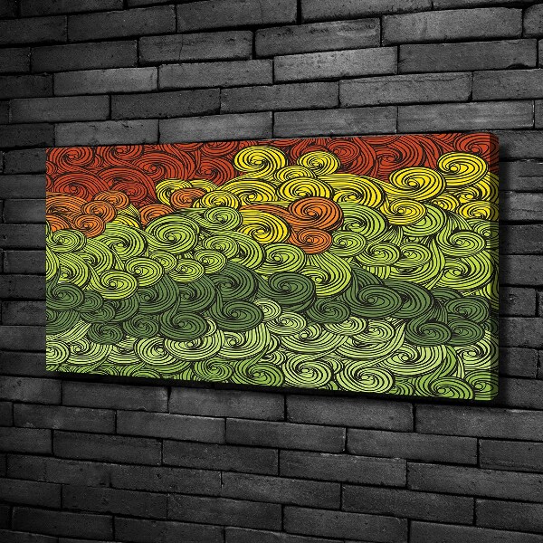 Quadro su tela Piogge colorate