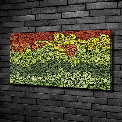 Quadro su tela Piogge colorate