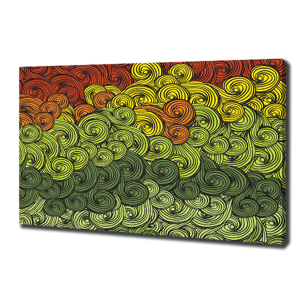 Quadro su tela Piogge colorate