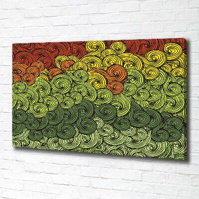 Quadro su tela Piogge colorate