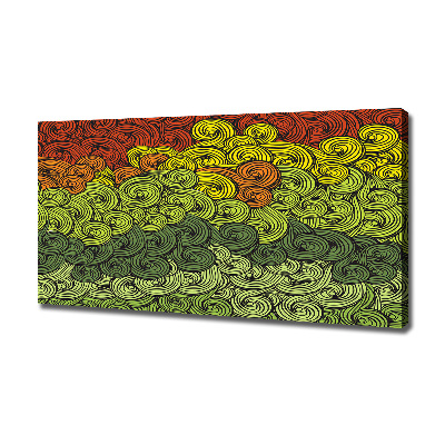 Quadro su tela Piogge colorate