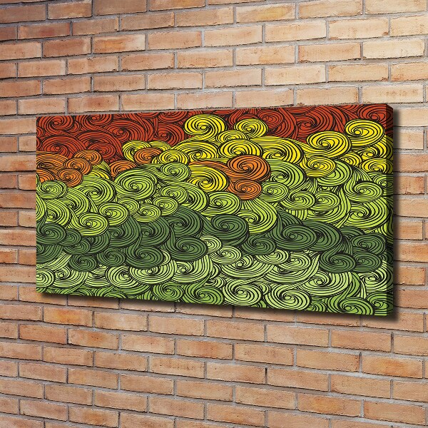 Quadro su tela Piogge colorate