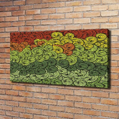 Quadro su tela Piogge colorate