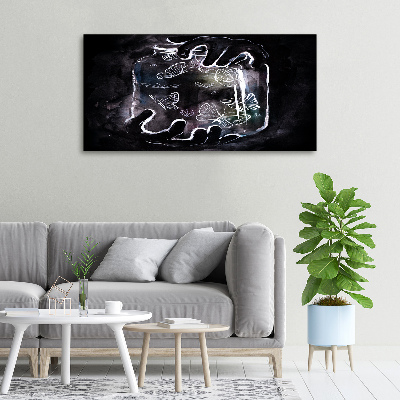 Foto quadro su tela Farfalle in un barattolo