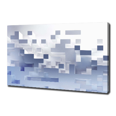 Quadro stampa su tela Astrazione cubica