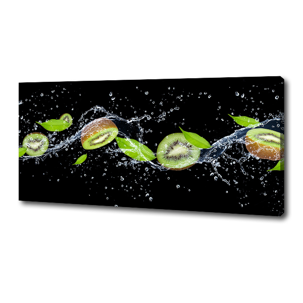 Quadro stampa su tela Kiwi e acqua