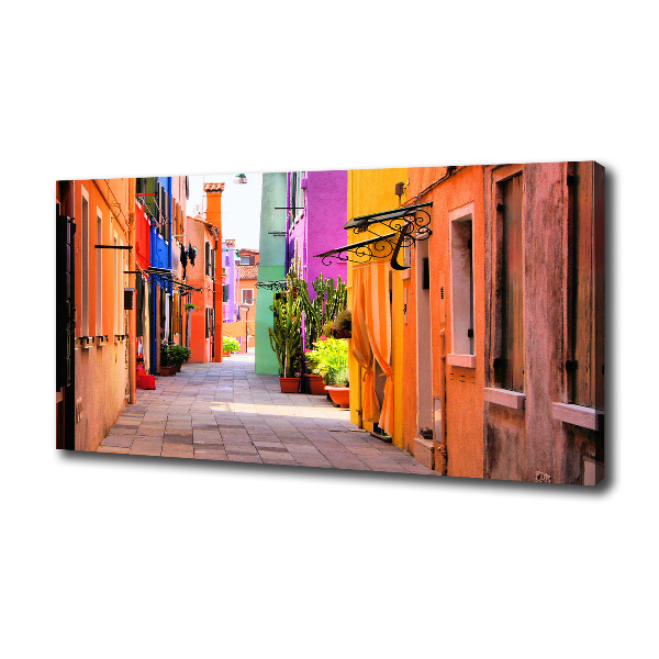 Foto quadro su tela Strade colorate