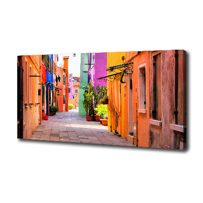 Foto quadro su tela Strade colorate