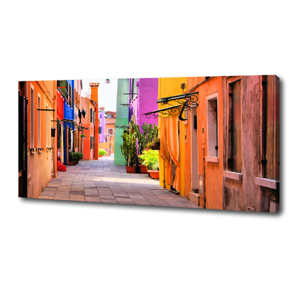 Foto quadro su tela Strade colorate