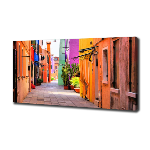 Foto quadro su tela Strade colorate