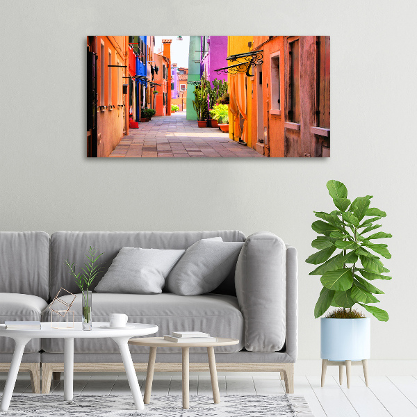 Foto quadro su tela Strade colorate