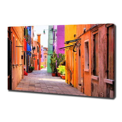 Foto quadro su tela Strade colorate
