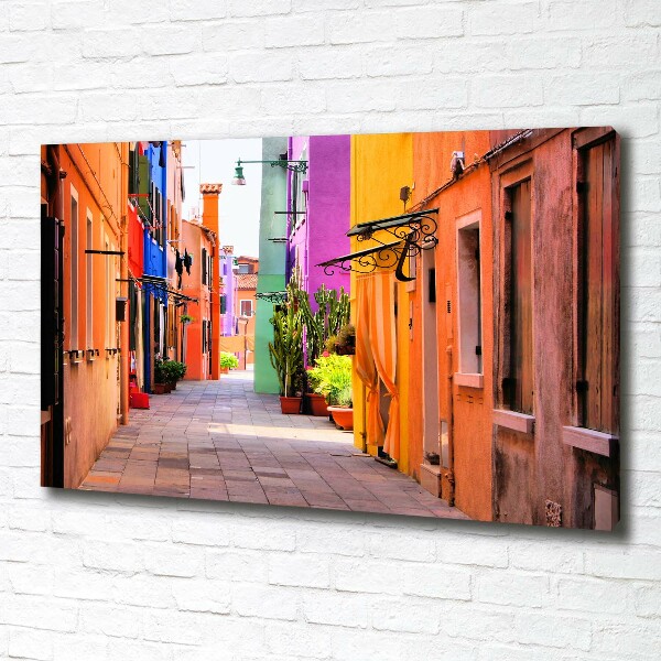 Foto quadro su tela Strade colorate