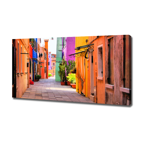 Foto quadro su tela Strade colorate