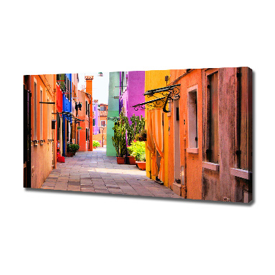 Foto quadro su tela Strade colorate