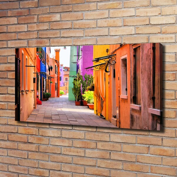 Foto quadro su tela Strade colorate