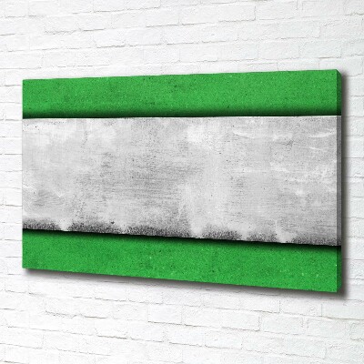 Foto quadro su tela Parete verde