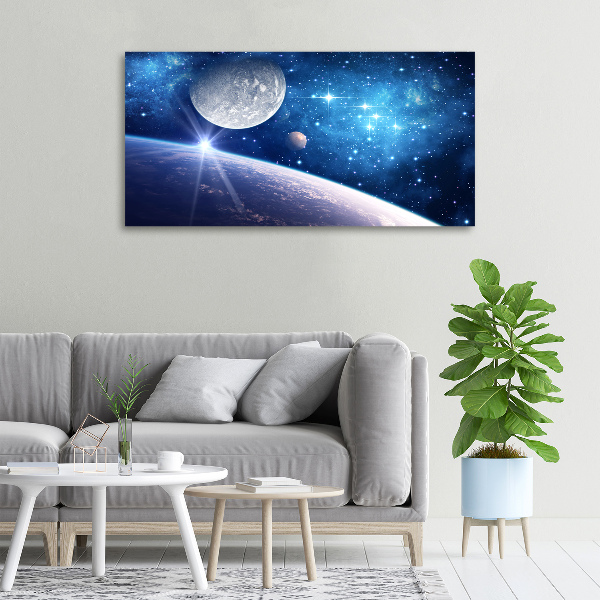 Quadro stampa su tela Luna