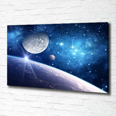 Quadro stampa su tela Luna