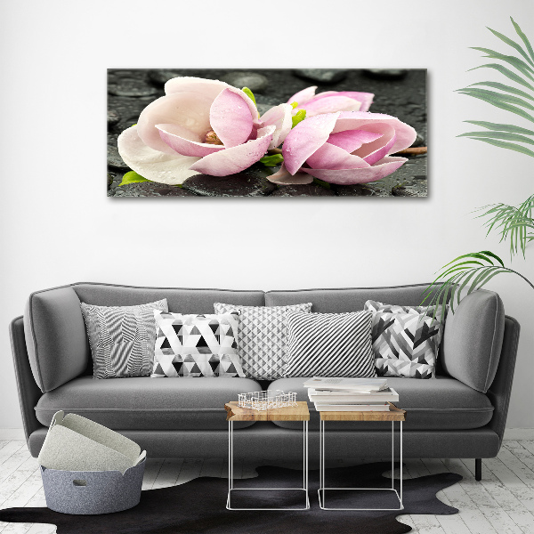 Quadro stampa su tela Pietra zen di magnolia