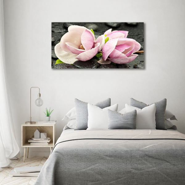 Quadro stampa su tela Pietra zen di magnolia