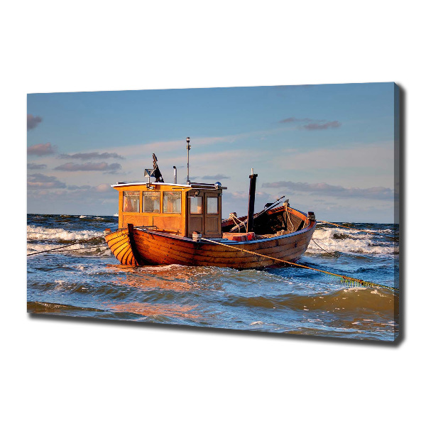 Foto quadro su tela Barca da pesca