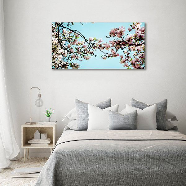 Quadro stampa su tela Fiori di magnolia