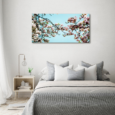 Quadro stampa su tela Fiori di magnolia