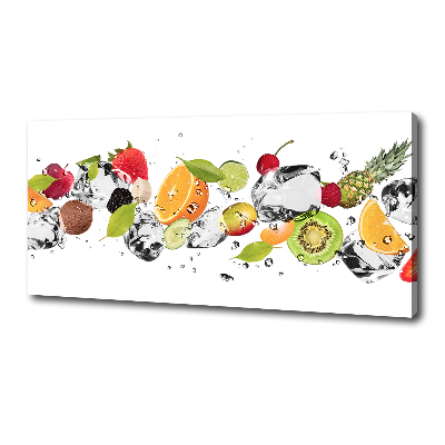 Quadro su tela Frutta e acqua