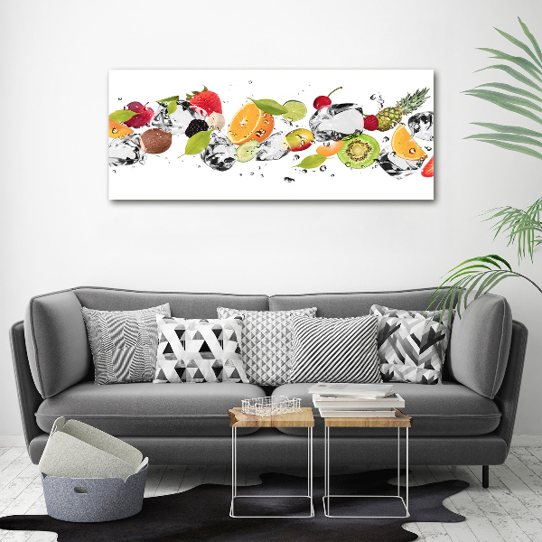 Quadro su tela Frutta e acqua