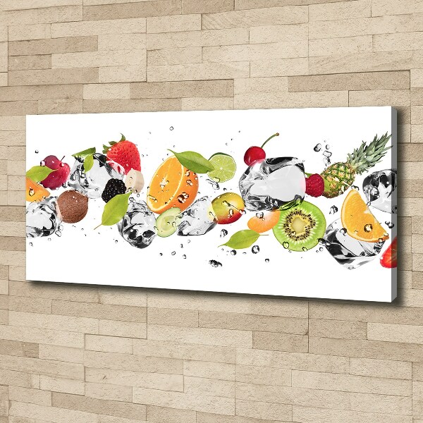 Quadro su tela Frutta e acqua