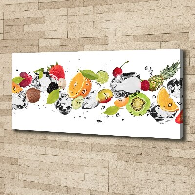 Quadro su tela Frutta e acqua